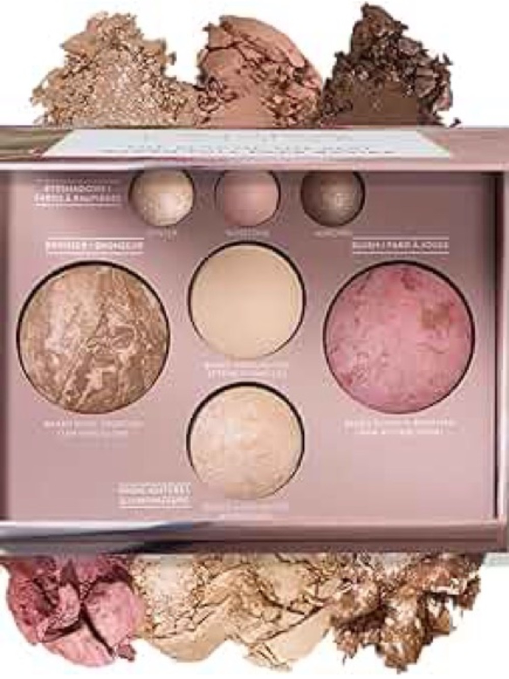 Laura Geller Pink & Gold Marble Face Palette - Picture 2 of 3